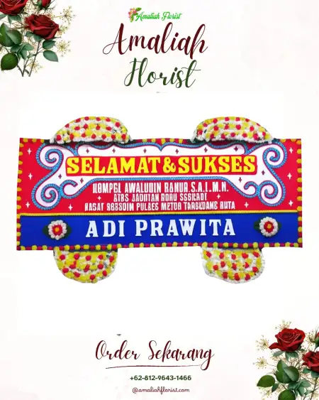 Papan Bunga Ucapan Selamat Sumublor